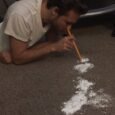 When she spills wine on the carpet and cleans it up with baking soda, but you walk in and get confused at what kind of a party this is…